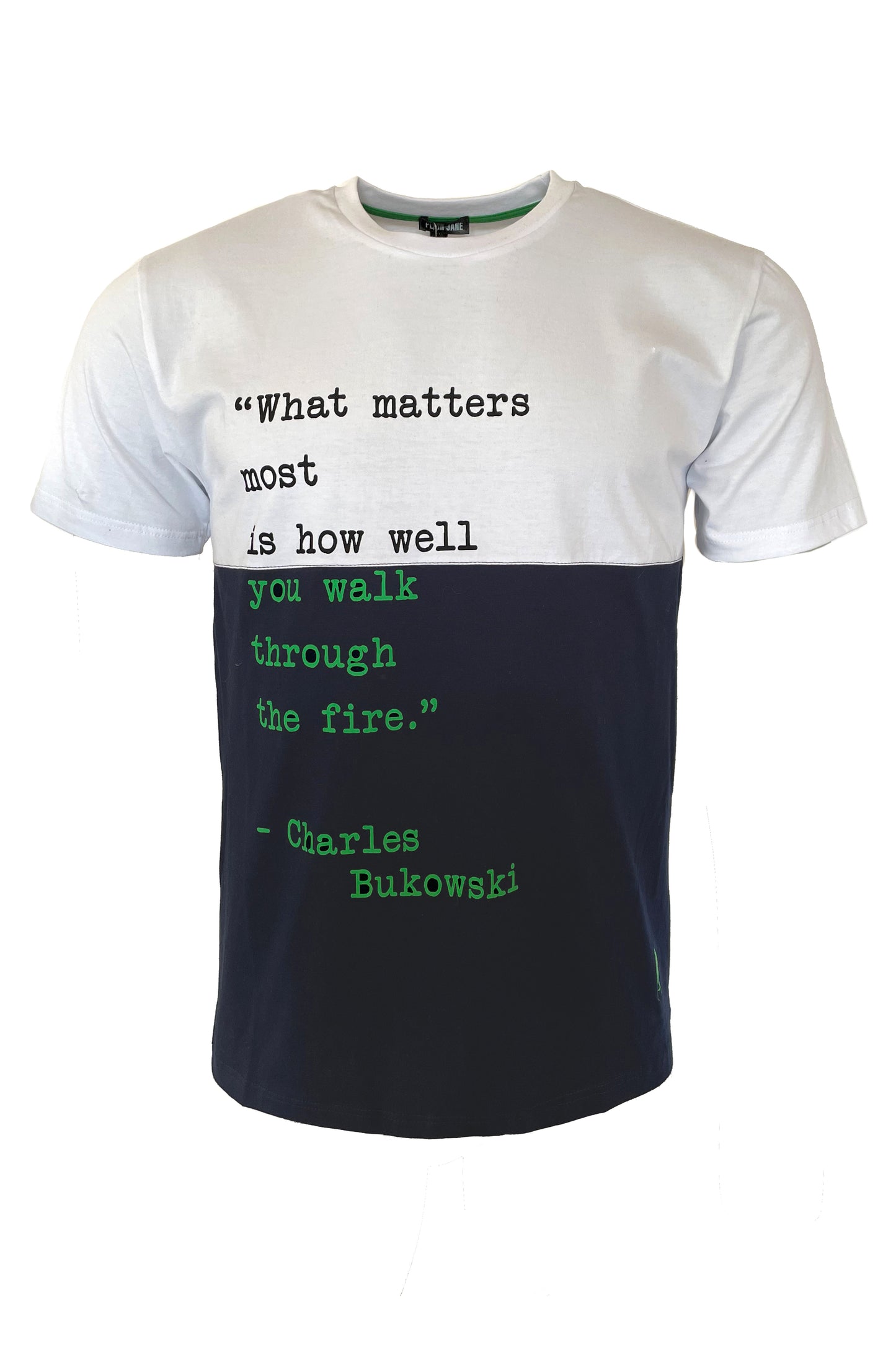 CHARLES T-SHIRT | WHITE / NAVY