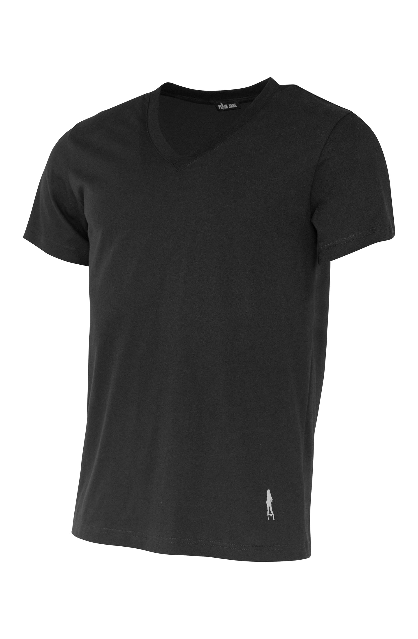 KING V-NECK T-SHIRT  | BLACK