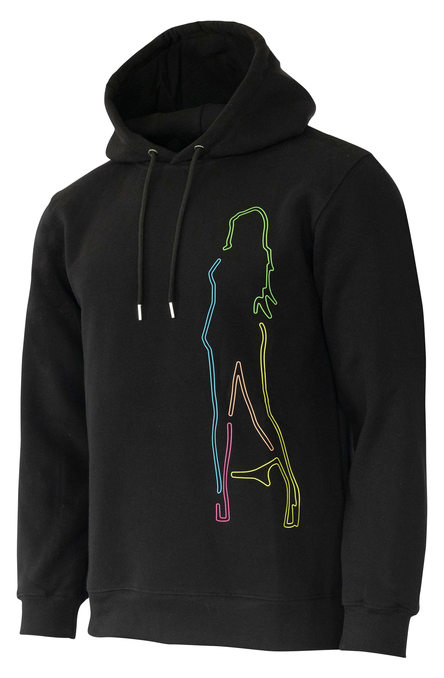 NEONLIGHTS HOODIE | BLACK